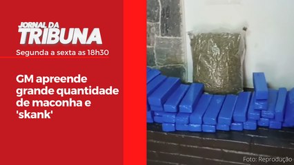 GM apreende grande quantidade de maconha e 'skank'