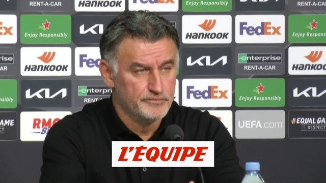 Christophe Galtier après la défaite contre l'Ajax : « On n'a pas joué » - Foot - C3 - Lille