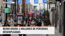 Reino Unido: casi dos millones de personas quedaron desempleadas o suspendidas durante en pandemia