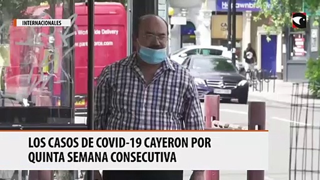 Los casos de COVID-19 cayeron por quinta semana consecutiva, según datos de la OMS