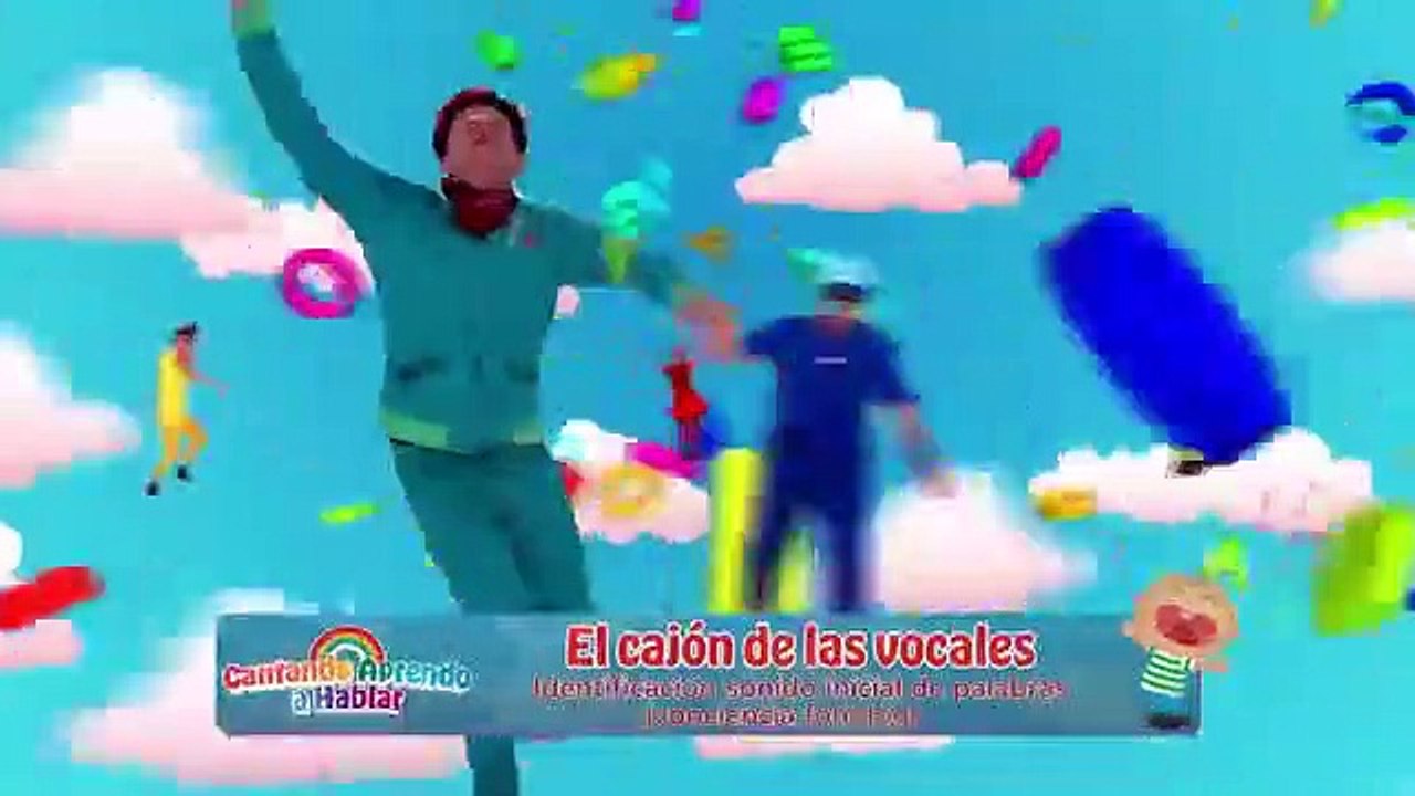 Cajon de las vocales 3D - Cantando Aprendo a Hablar