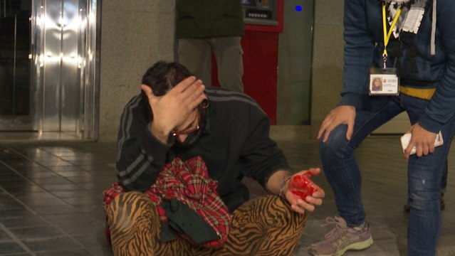 Cargas policiales en la manifestación de apoyo a Hasél en València