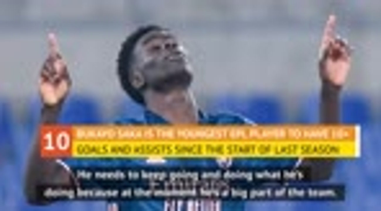 Arteta urges in-form Saka to continue with consistency