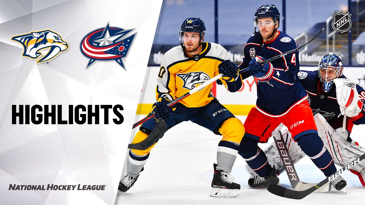 Predators @ Blue Jackets 2/18/21 | NHL Highlights - video Dailymotion