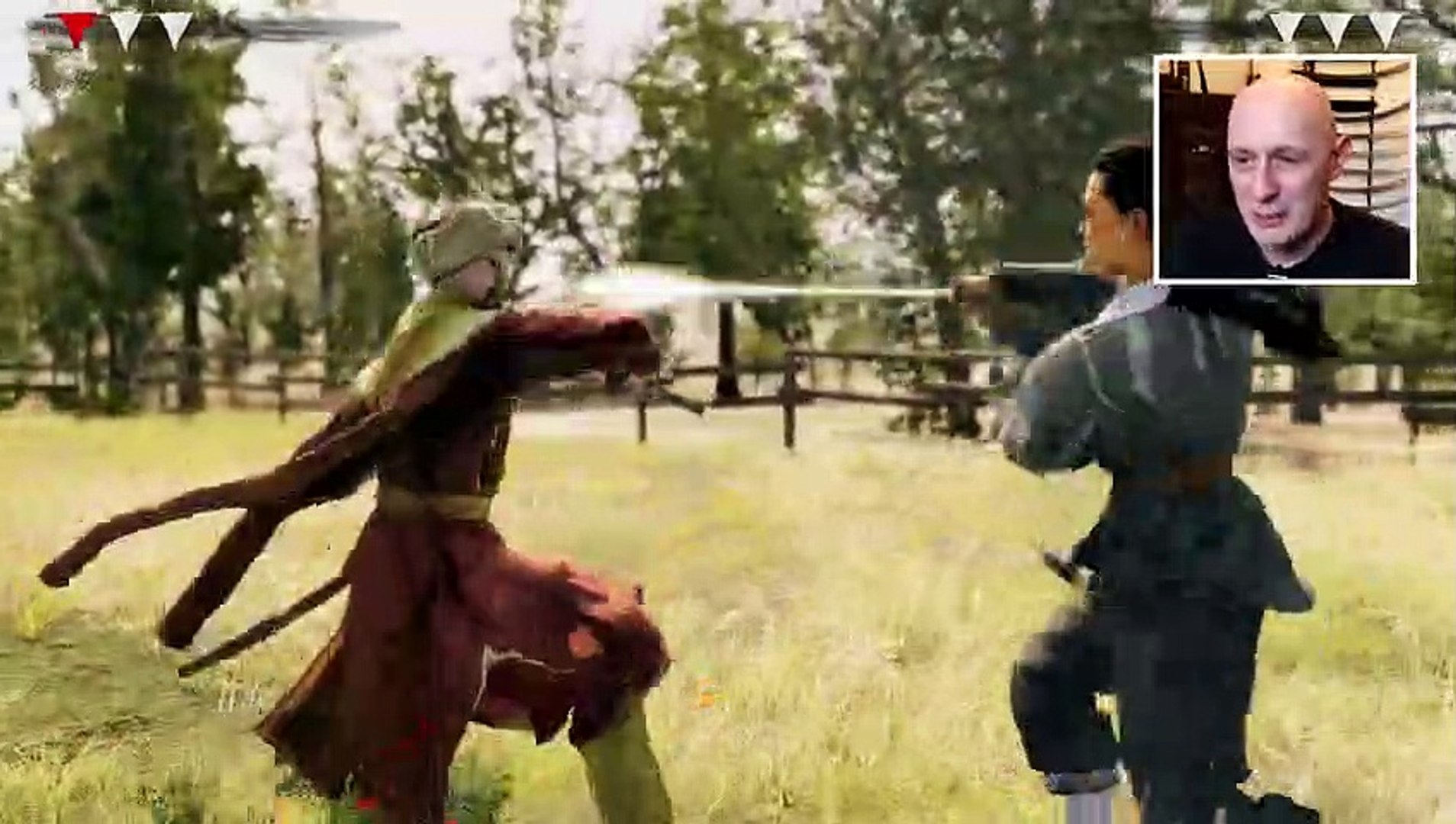 Sword Expert Reacts to Realistic Sword Fighting Game Hellish Quart - video  Dailymotion