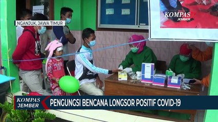 Seorang Pengungsi Bencana Longsor Positif Covid-19, 17 Lainnya Reaktif
