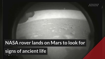 NASA rover lands on Mars to look for signs of ancient life, and other top stories in general news from February 19, 2021.