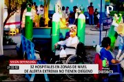 Lima Metropolitana: diez hospitales solo tienen oxígeno medicinal para 24 horas