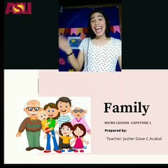 ASU Micro Lesson-Family