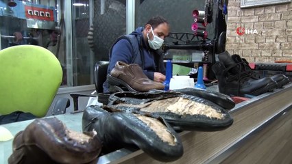 Unutkanlıkta son nokta.. Tamire verdikleri ayakkabıları bile unuttular