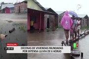 Pucallpa: decenas de vivienda inundadas por intensas lluvias