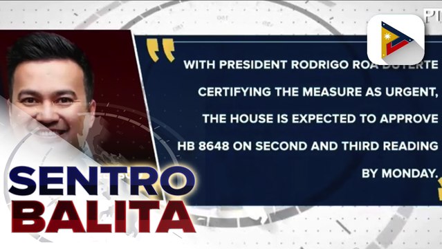 Panukalang batas kung saan nakapaloob ang indemnity fund, inaasahang ipapasa sa Kamara sa susunod na linggo