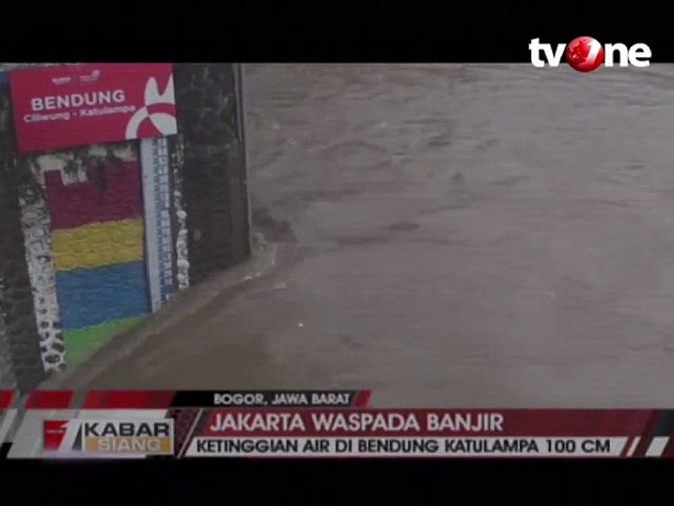 Bendung Katulampa Siaga Tiga, Jakarta Waspada B...