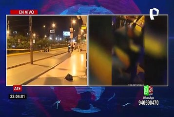 Télécharger la video: Sicarios en moto asesinaron a balazos a supuesto prestamista en Ate