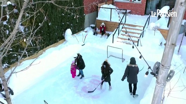 Avec le Coronavirus, les Québecois optent pour la patinoire de jardin