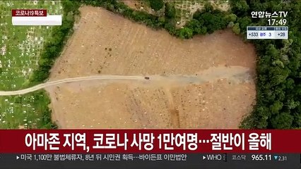 브라질 아마존 지역서 코로나 사망 1만여명…절반이 올해 발생