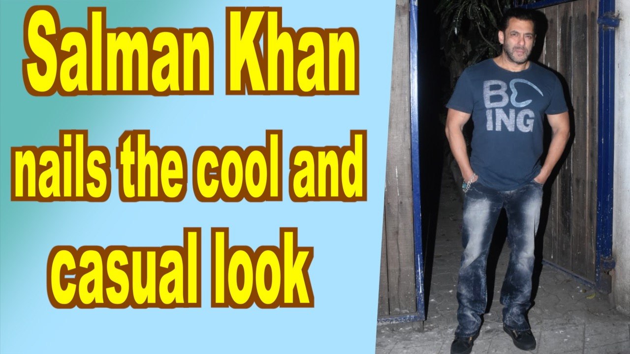 Salman Khan keeps it casual as he steps out in the city