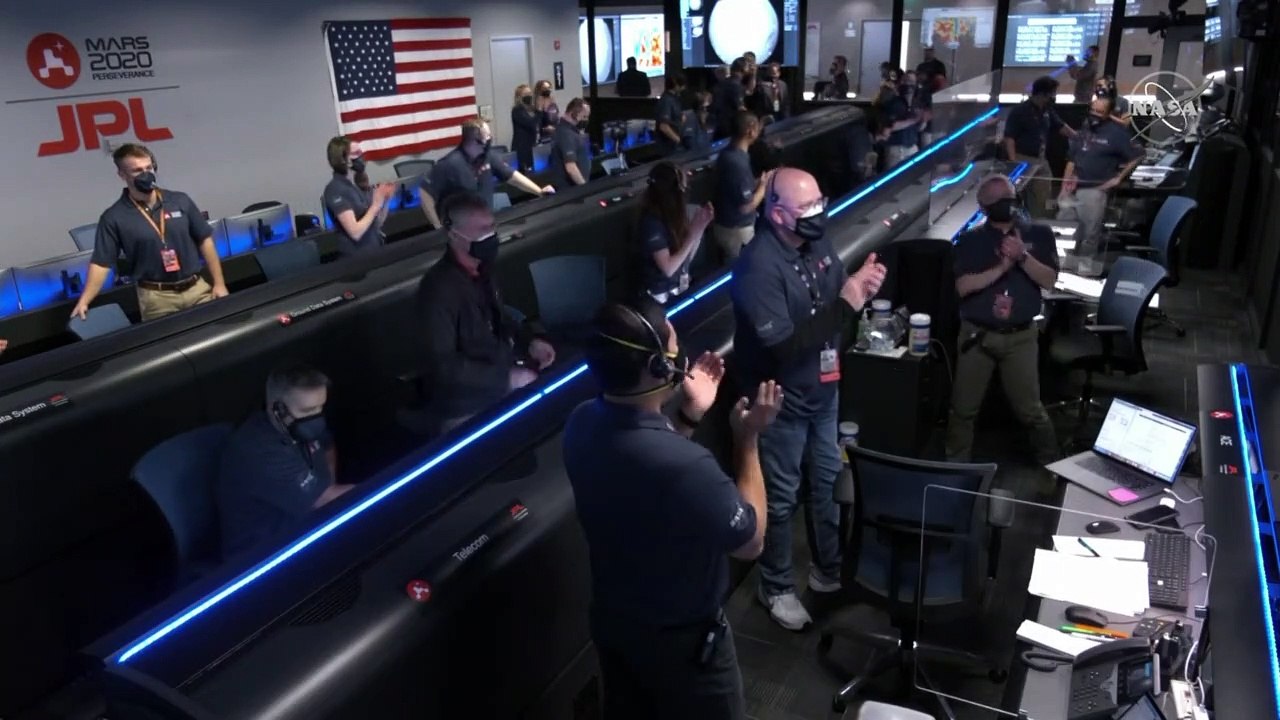 Le rover Perseverance de la Nasa s'est posé sur Mars