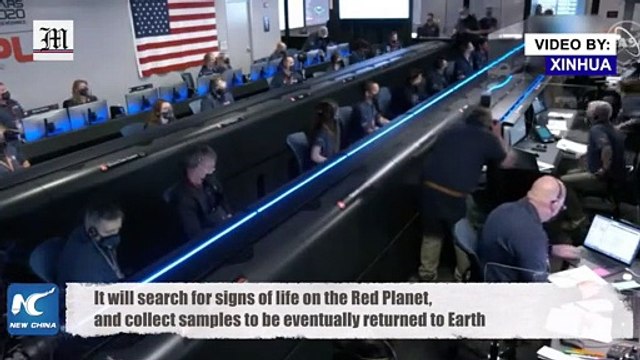 NASA's Perseverance rover lands on Mars to search for signs of ancient life
