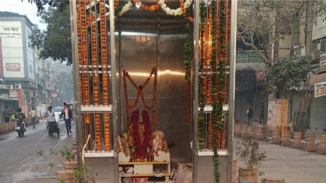 Hanuman temple constructed overnight in Chandni Chowk