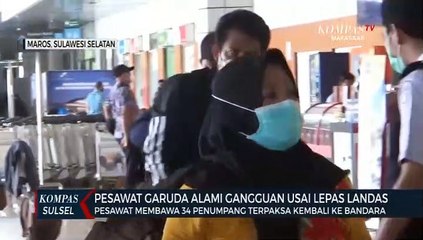 Pesawat Garuda Alami Gangguan Usai Lepas Landas