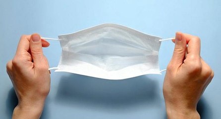 Merdiven altı maske uyarısı