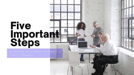 Five Important Steps in Setting up an Import or Export Firm in Singapore