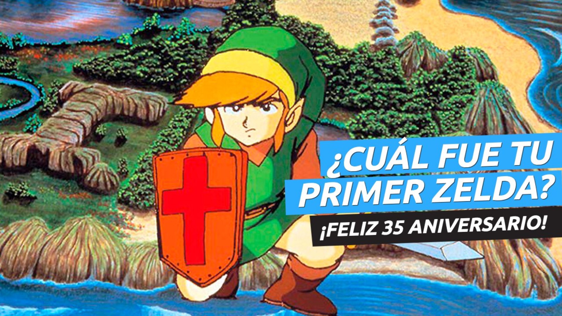 Zelda cumple 35 años! ¿Cuál fue tu primer juego de la saga? Recordamos el  nuestro - Vídeo Dailymotion