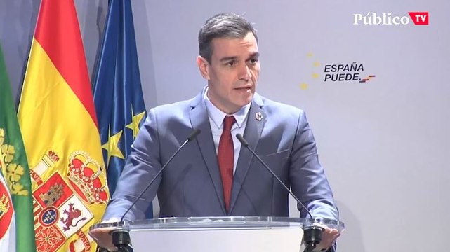 Pedro Sánchez: En una democracia plena es inadmisible la violencia