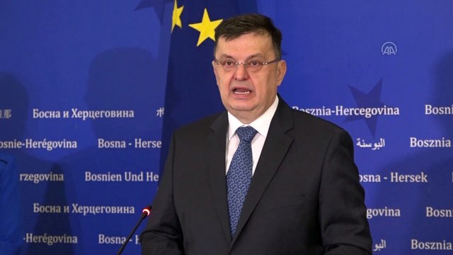 SARAYBOSNA - Bosna Hersek Bakanlar Konseyi Başkanı Zoran Tegeltija'nın basın toplantısı