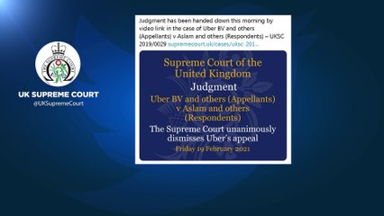 Legfelsőbb bírósági döntés a brit Uber-sofőrök ügyében