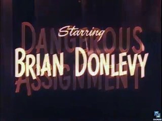 Dangerous Assignment - S1 E23 - Parachute Colorized Mystery Adventure Brian Donlevy John Dehner