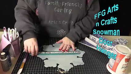 FFG Arts n Crafts Snowflake Door Hanger