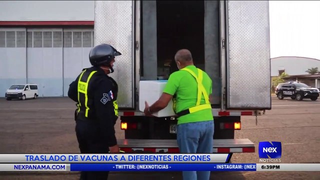 Traslado de vacunas a diferentes regiones - Nex Noticias