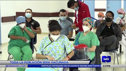Toda la población será vacunada - Nex Noticias
