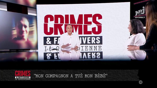 En racontant comment son compagnon a tué sa petite fille, Carla a bouleversé ce midi les équipes de Crimes et faits divers - Regardez