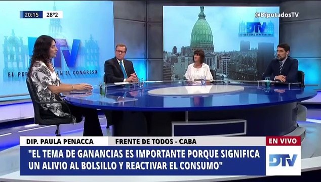 La diputada Paula Penacca analiza el proyecto de modificación del Impuesto a las Ganancias