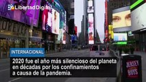 2020 fue el año más silencioso del planeta en décadas por los confinamientos a causa de la pandemia