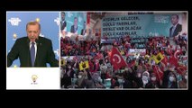 ANKARA - Cumhurbaşkanı Erdoğan, video konferansla AK Parti Adana İl Kadın Kolları 6. Olağan Kongresine katıldı (1)