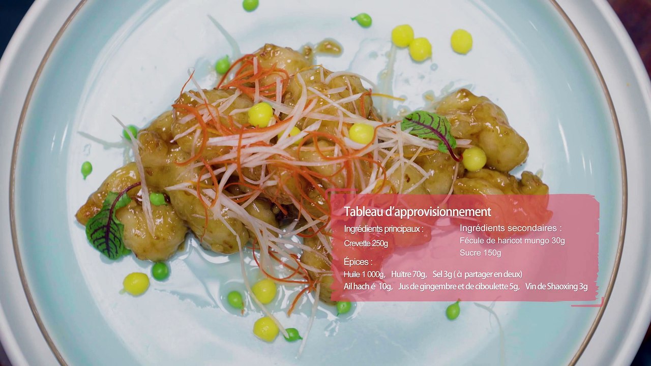 4⃣️糖醋虾球 Crevettes décortiquées à la sauce aigre-douce (Sichuan)