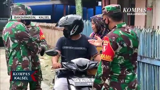 PPKM Mikro di Banjarmasin, Satgas Tegur Warga Tak Bermasker