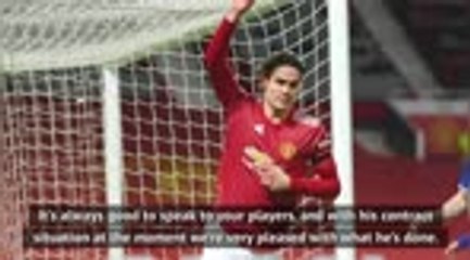 Cavani set for contract talks - Solskjaer