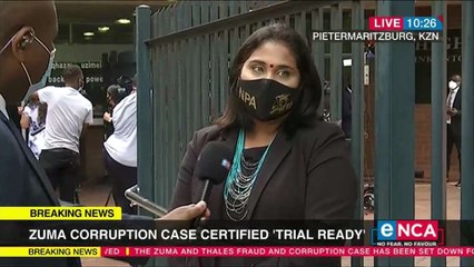 Zuma corruption case certified trial ready