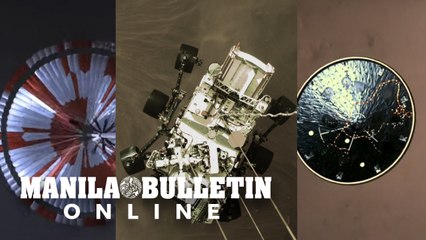 Video shows NASA's Perseverance rover's dramatic Mars landing.