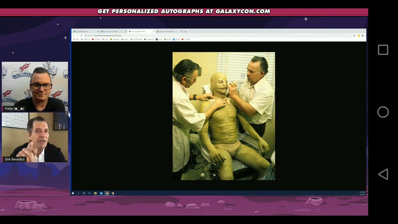 GalaxyCon Live Comic-Con with Dirk Benedict AKA Starbuck from Battlestar Galactica January 2021