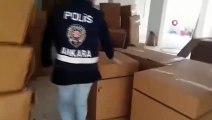 Ankara Emniyet Müdürlüğü’nden kaçakçılara ağır darbe: 32 gözaltı