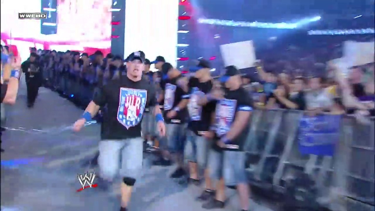 An army of John Cenas make their WrestleMania entrance