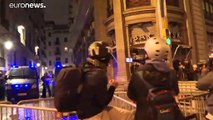 Se calman los ánimos en la séptima noche de protestas en Barcelona por la detención de Pablo Hasél
