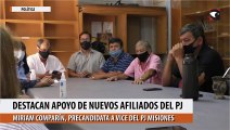 Destacan apoyo de nuevos afiliados del PJ