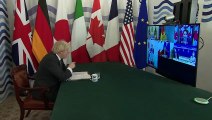 PM reminds Merkel to mute during virtual G7 call